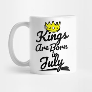 Kings are Born In July Mug